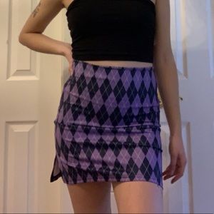 Purple skirt